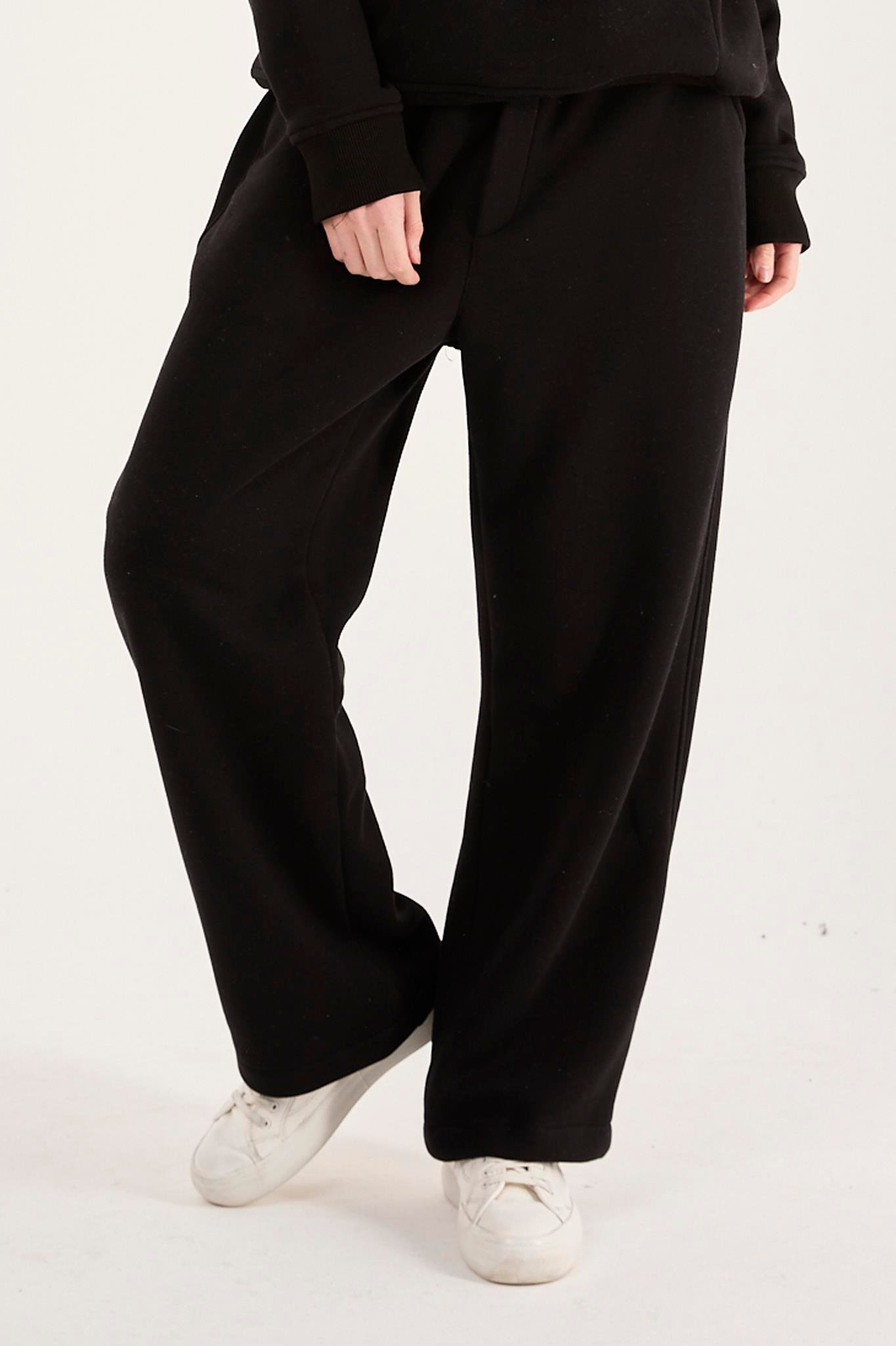 Q-1001 Bel Lastikli Üç İp Şardonlu Pantolon