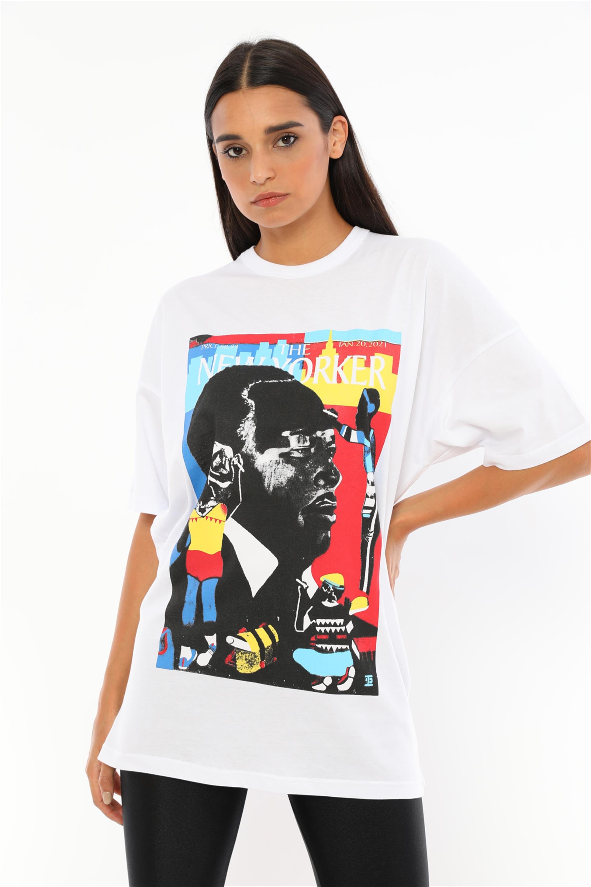 Q-5280 Oversize New Yorker T-shirt