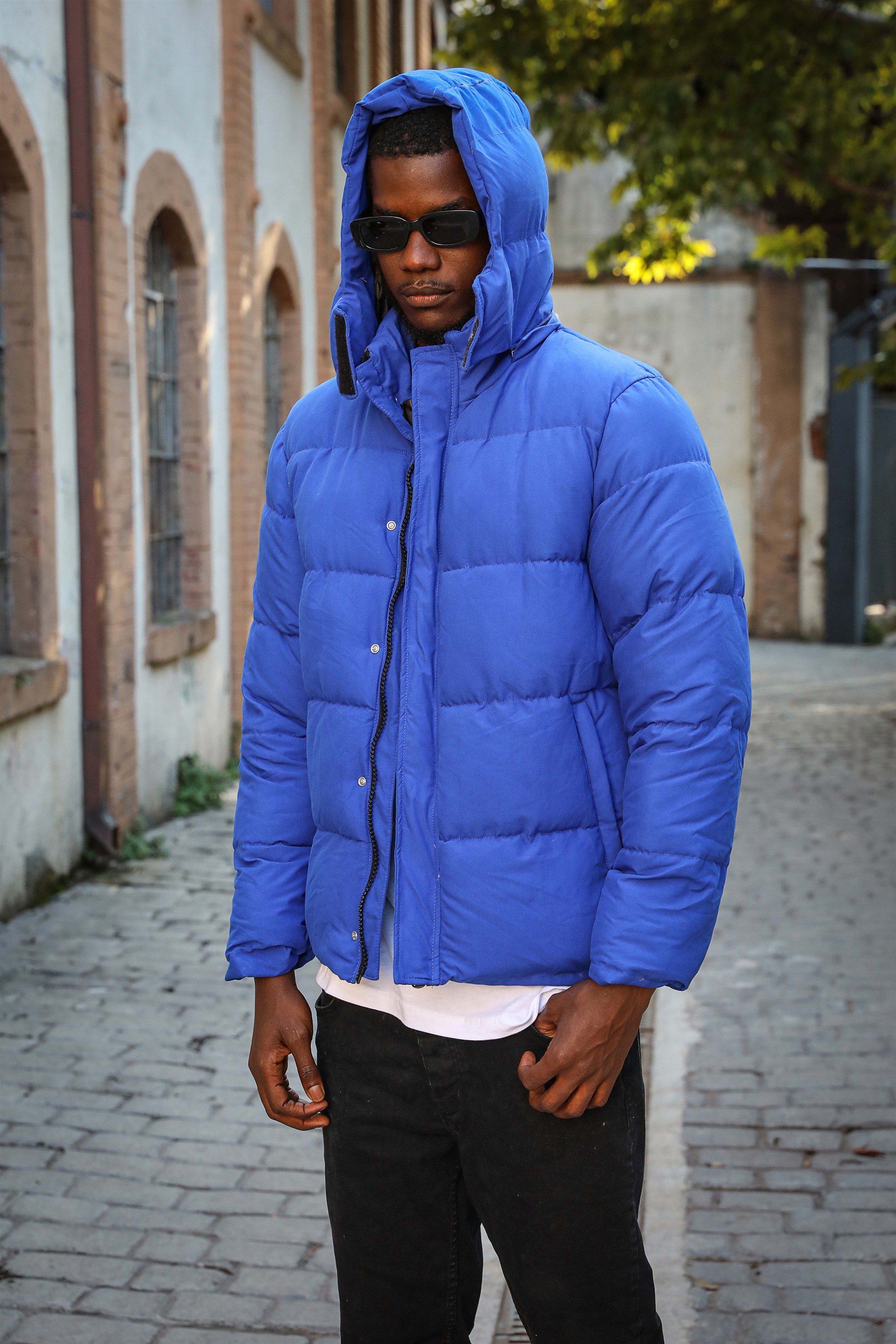 R-2299 Kapüşonlu Micro Şişme Mont