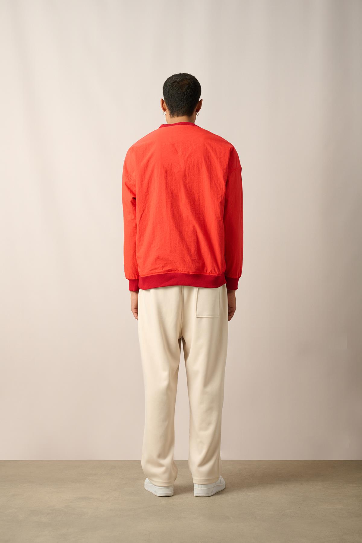 R-2390 Etek Kol Ribanalı Astarlı Sweatshirt