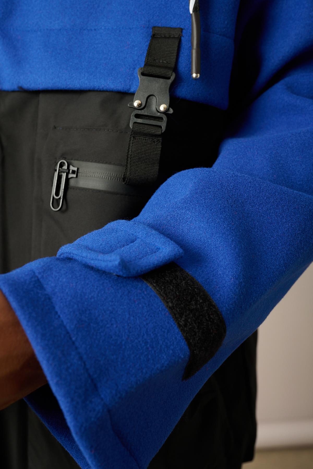 R-2421 Garni Detaylı Astarlı Kaşe Mont