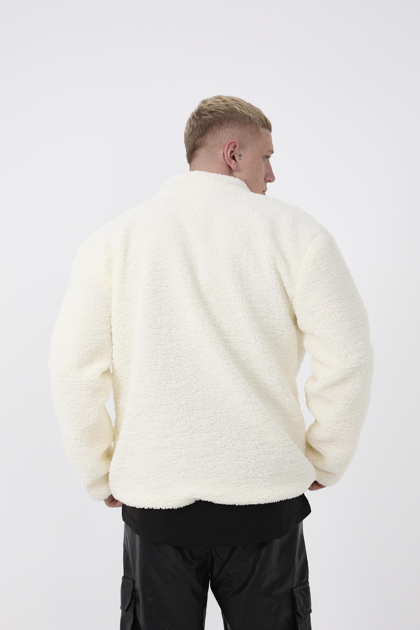 R-2479 Garni Detaylı Astarlı Peluş Mont