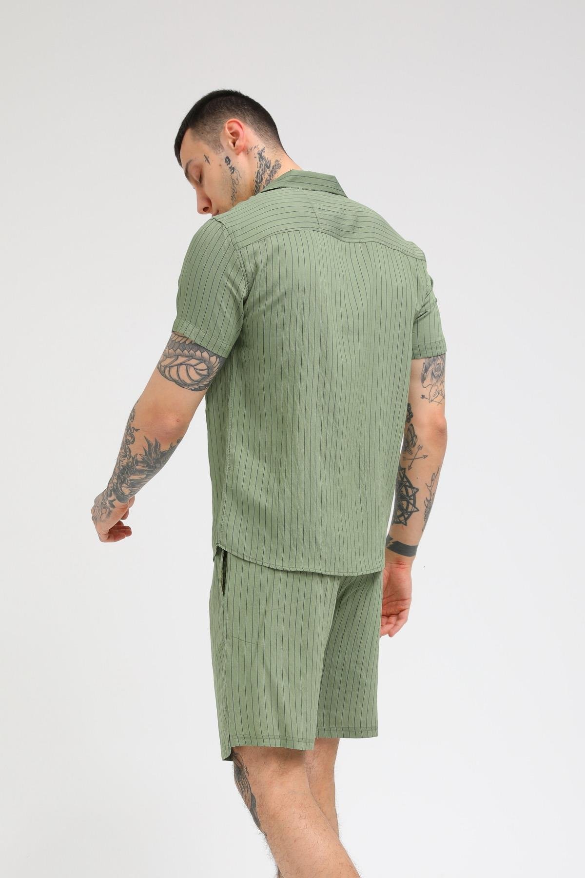 R-3024 İNCE ÇİZGİLİ TAKIM