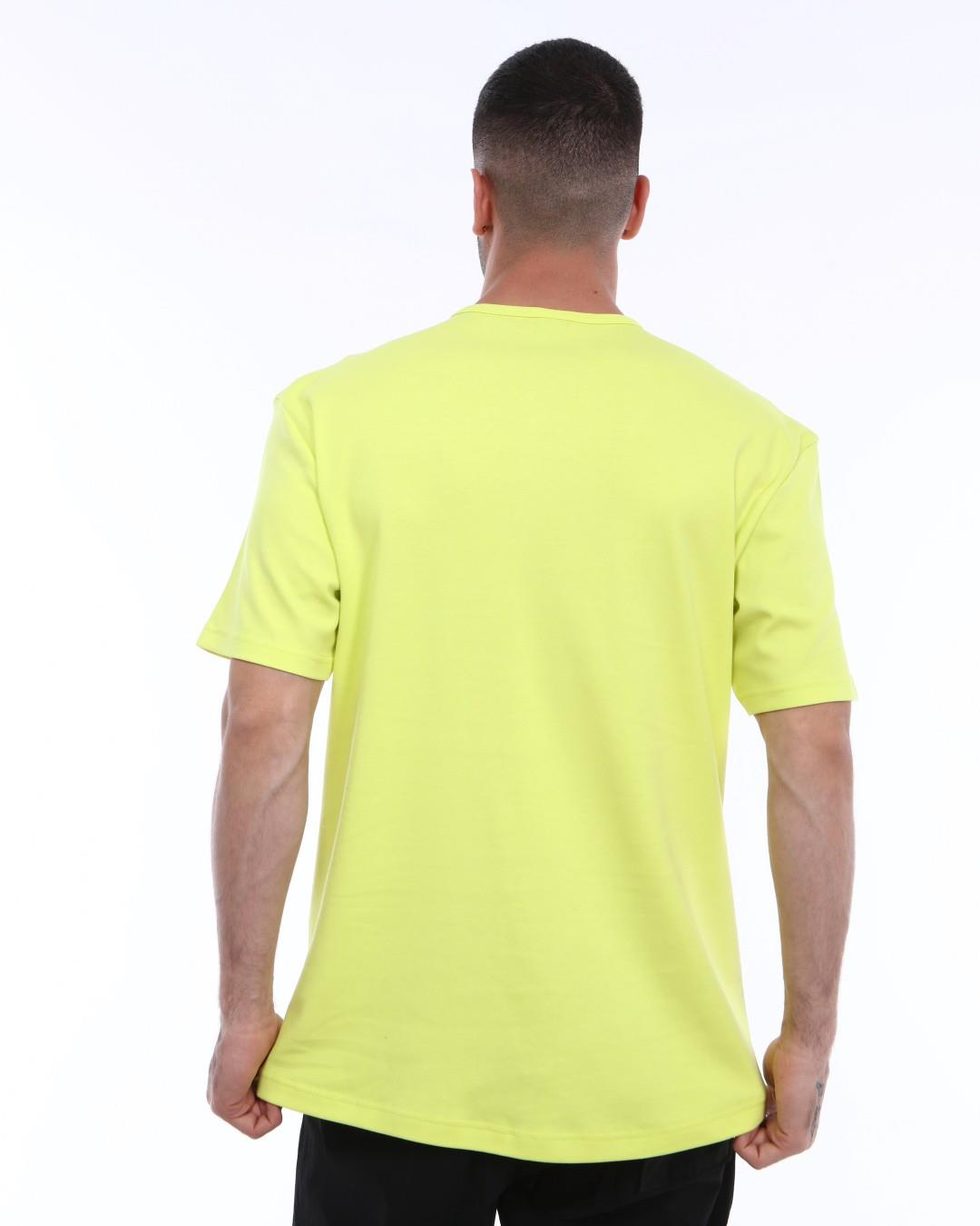 R-3316 BİYE YAKALI ÖNÜ DÜĞMELİ PENYE T-SHİRT