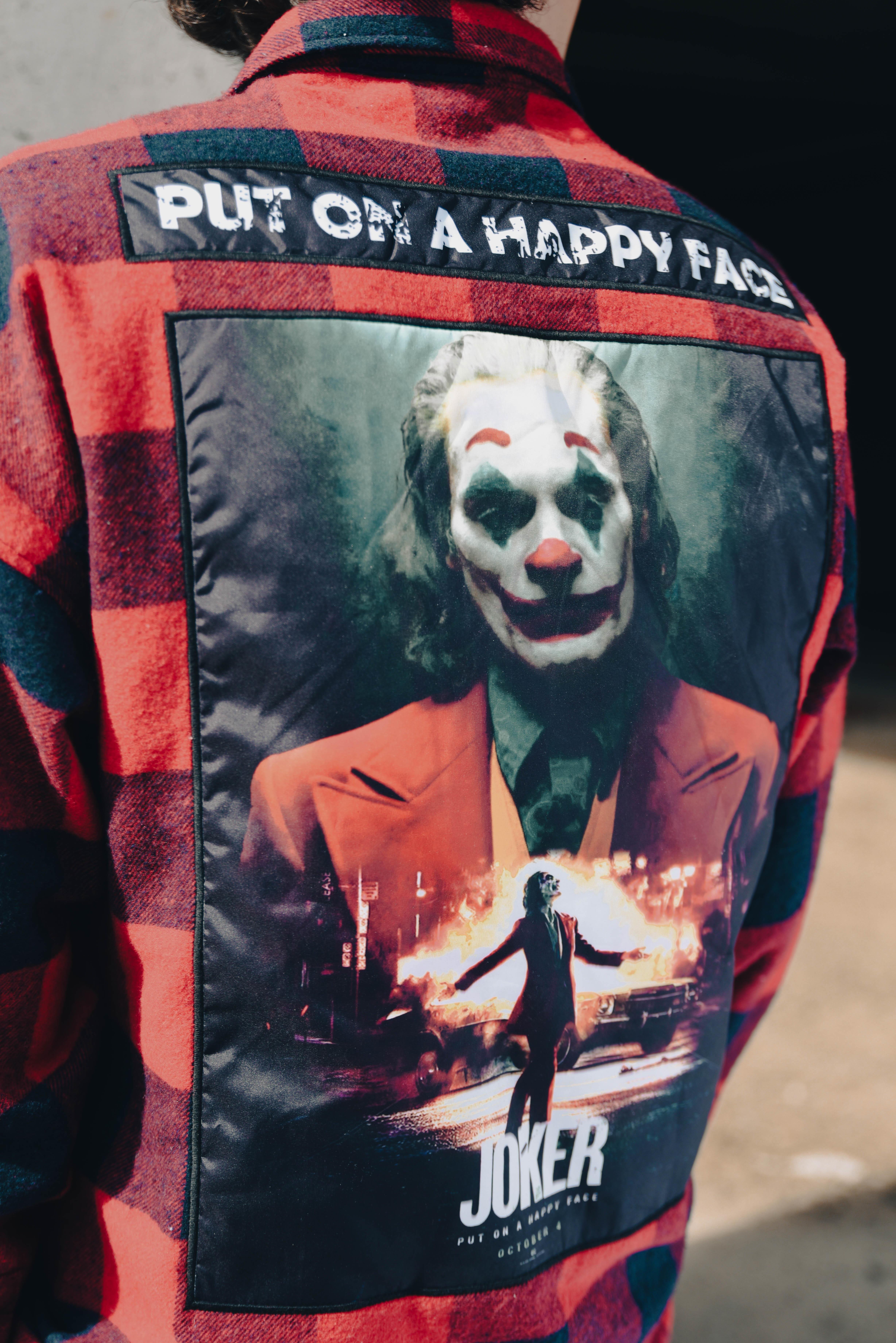 R-3847 Erkek Ayaklı Yaka Joker Peçli Oversize Ekose Gömlek