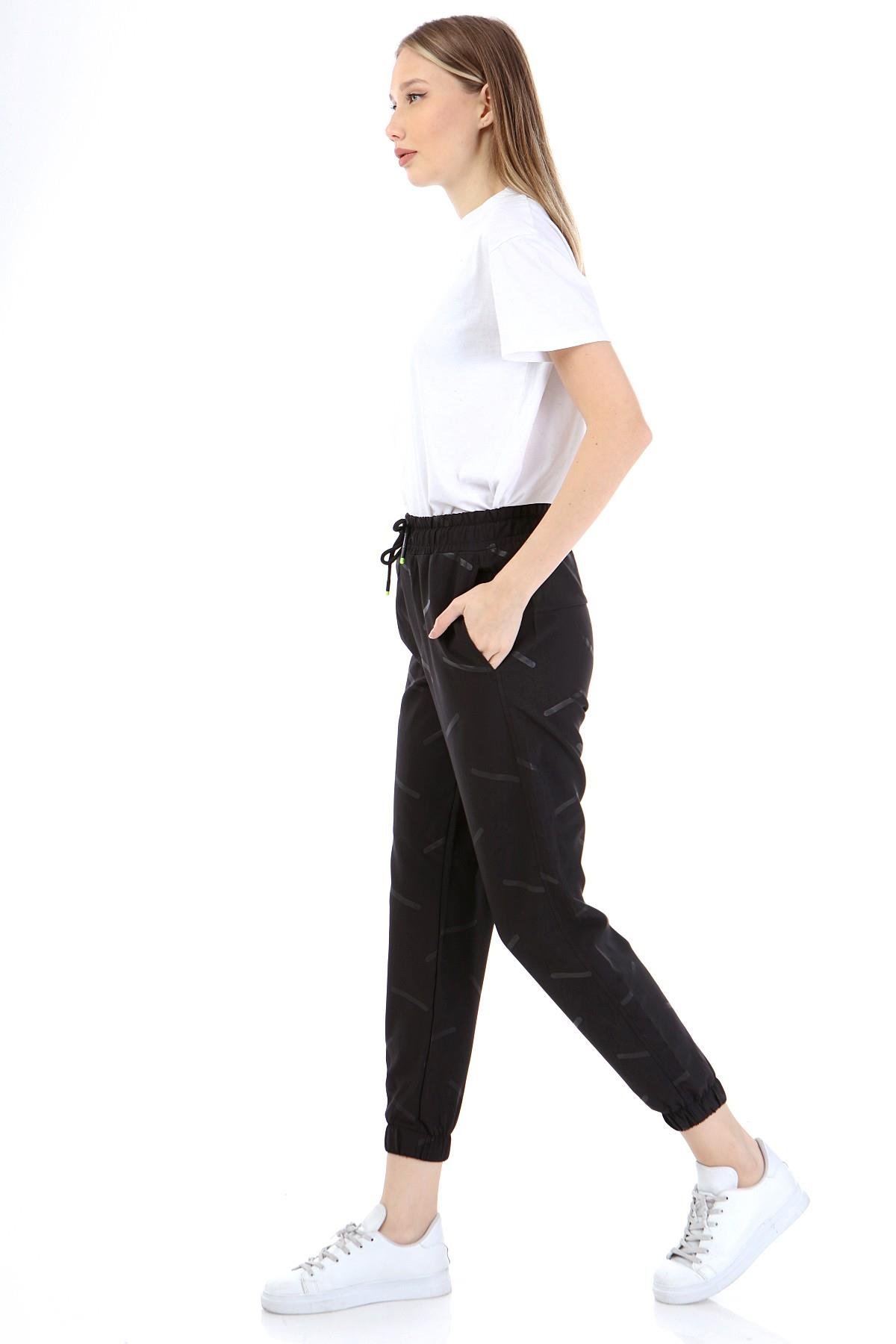 R-4007 Lazer Baskılı Pantolon