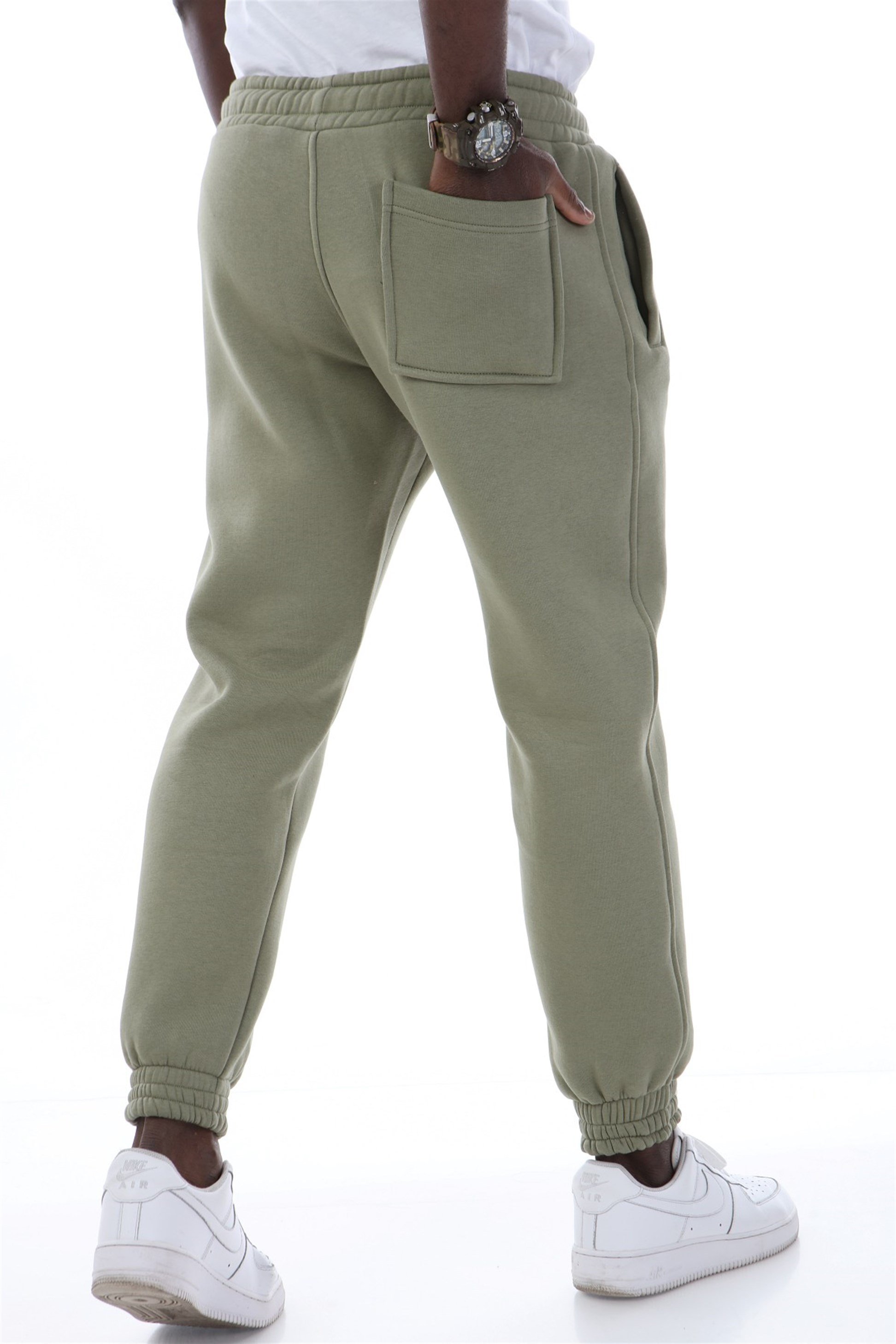 R-4088 PAÇASI LASTİKLİ FLETO CEPLİ ŞARDONLU PANTOLON