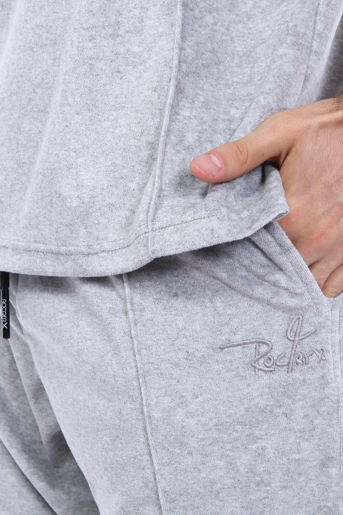 R-4145 ŞORTLU KADİFE TAKIM