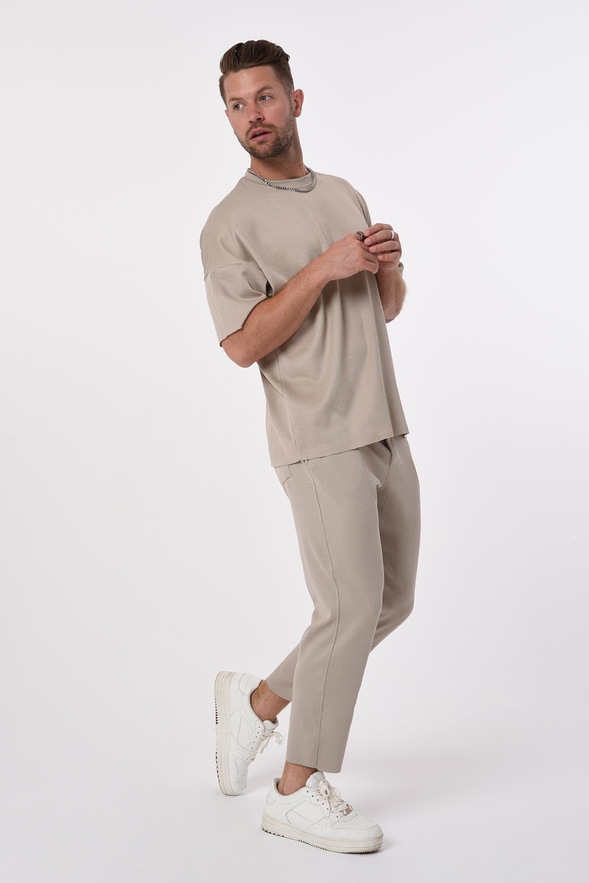 R-4269 Oversize T-shirt Bol Paça Pontolon Kaşkorse Takım