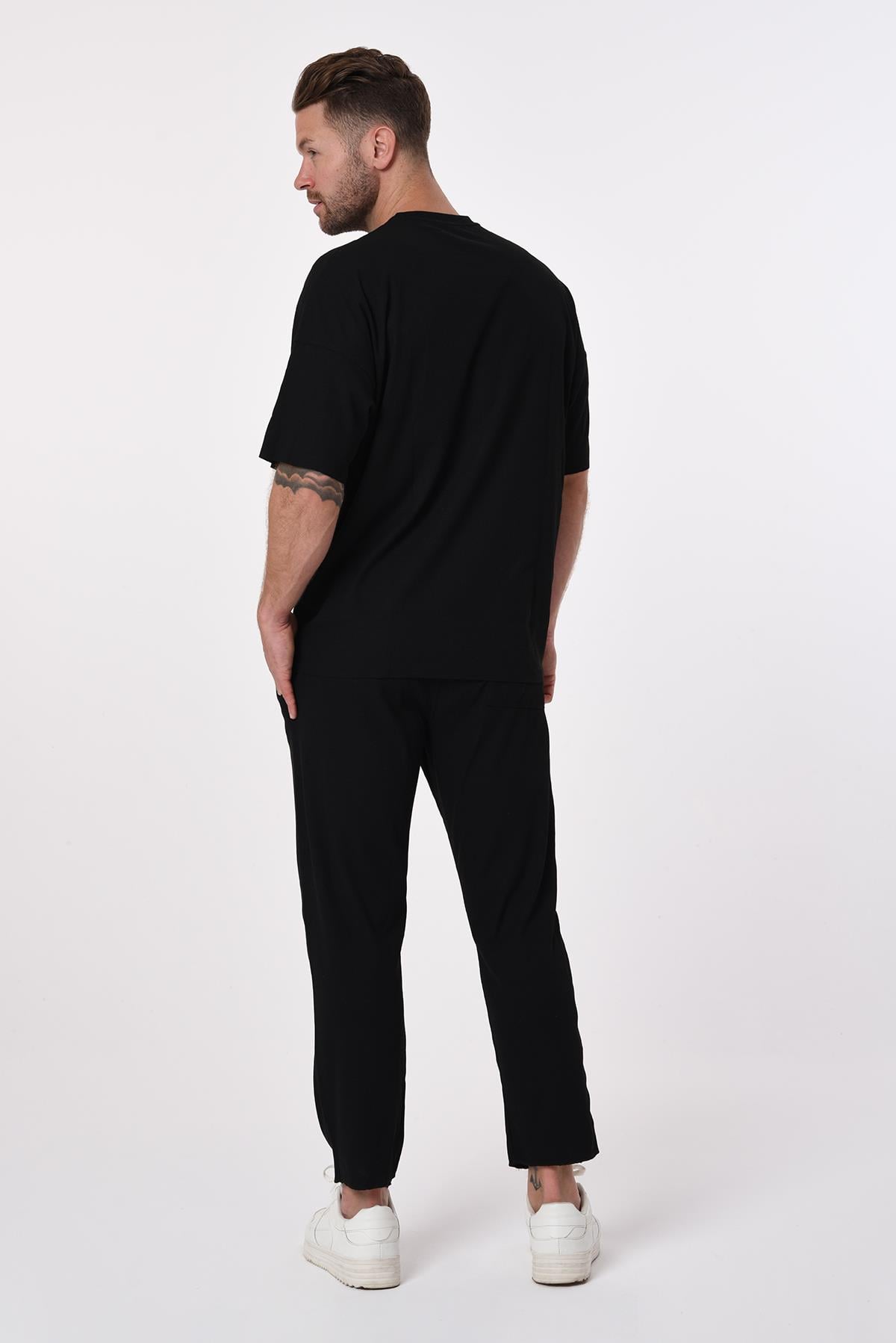 R-4269 Oversize T-shirt Bol Paça Pontolon Kaşkorse Takım
