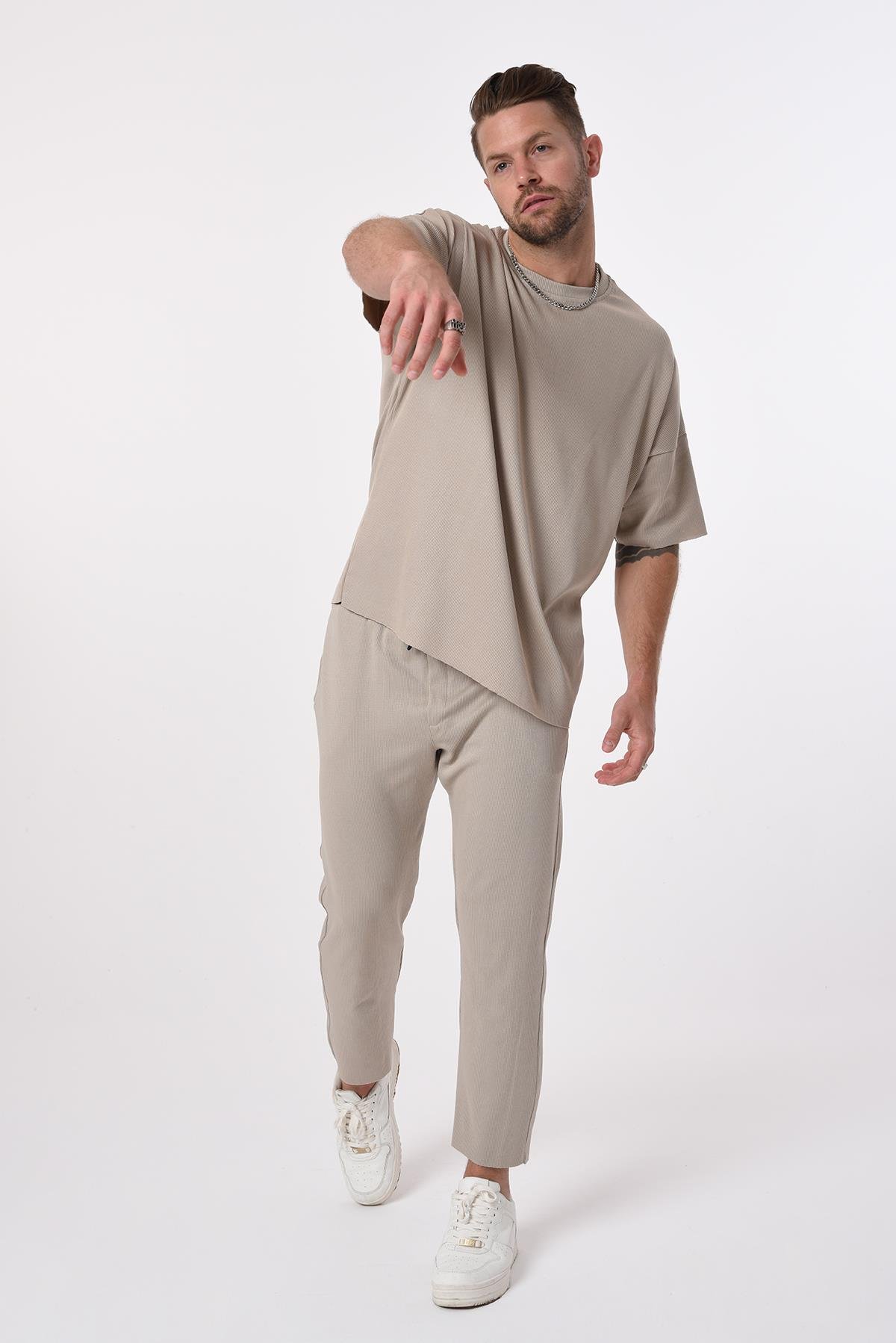 R-4269 Oversize T-shirt Bol Paça Pontolon Kaşkorse Takım