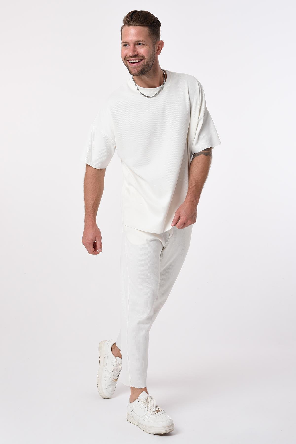 R-4269 Oversize T-shirt Bol Paça Pontolon Kaşkorse Takım