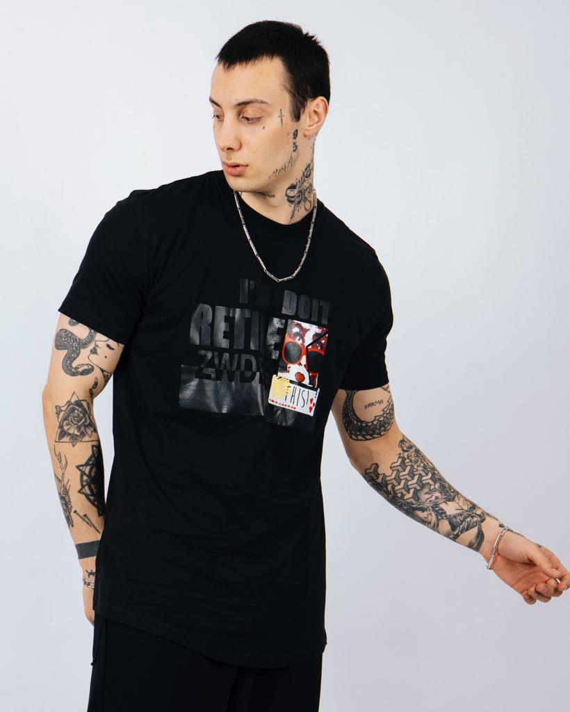 R-5208  I'M DOIT RETILE ZWDES BASKILI T-SHİRT