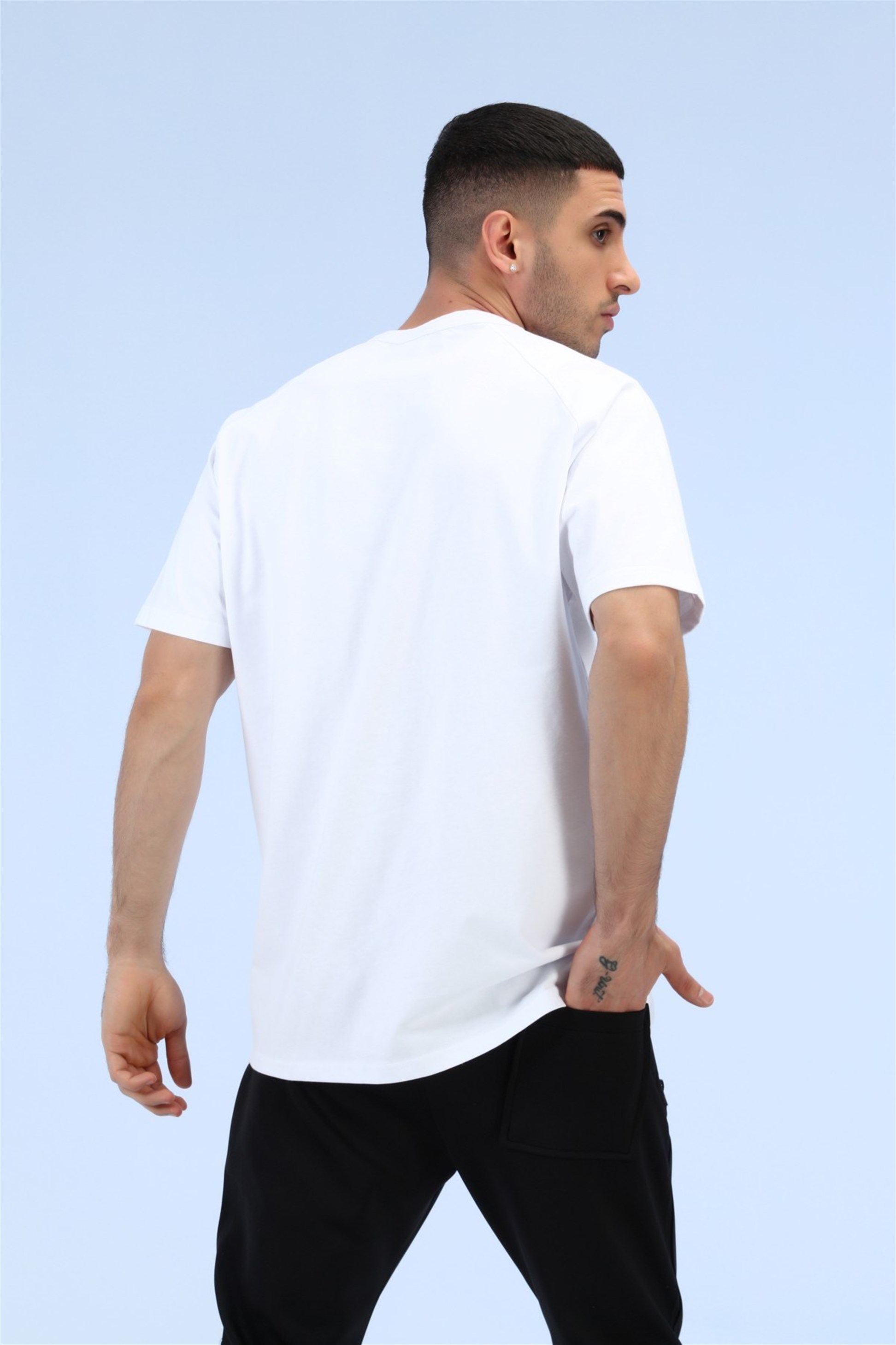 R-5259 ROCQERX ALWAYS PİONEERİNG BASKLILI T-SHİRT