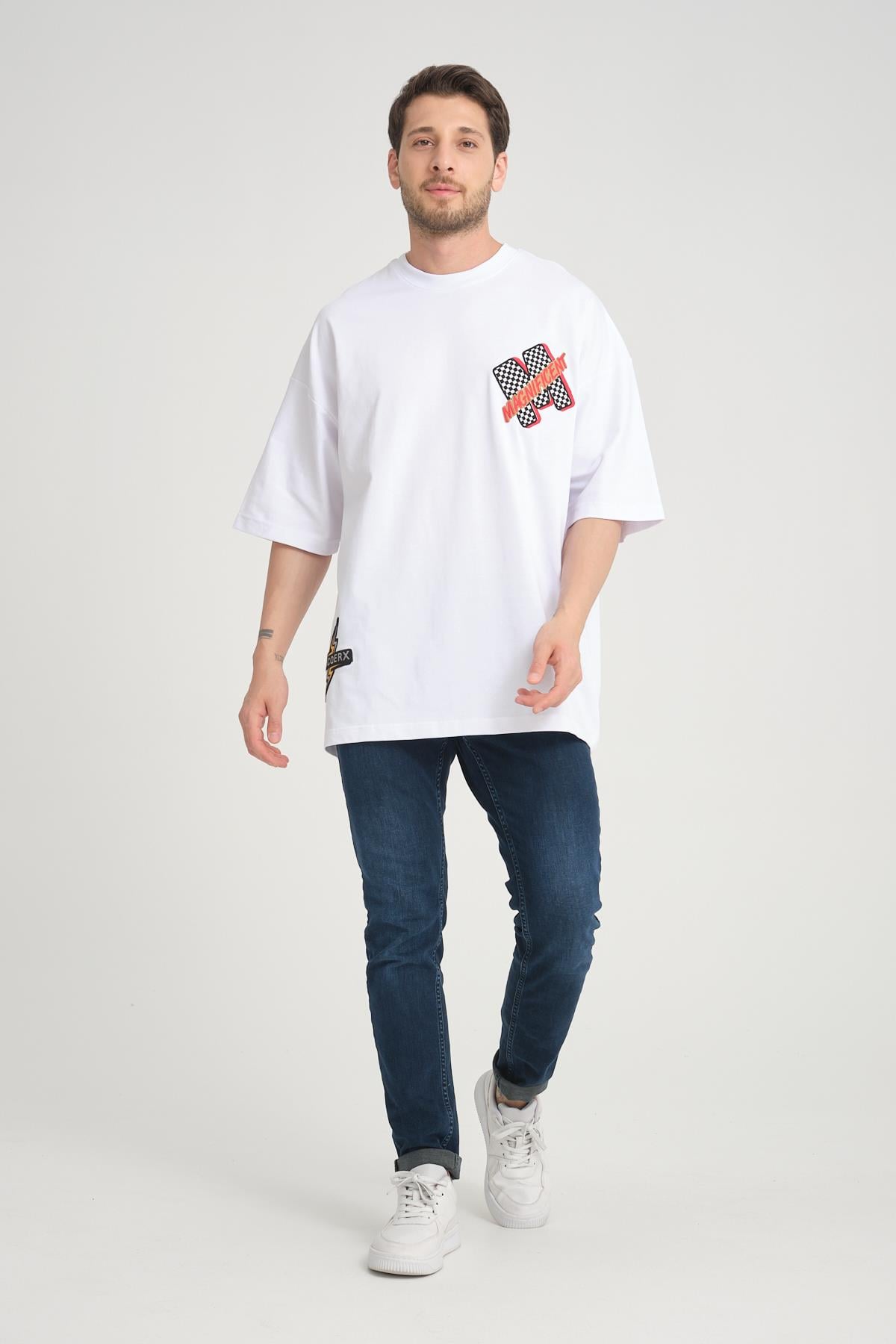 R-5779 Rocqerx Nakışlı Süprem Tişört