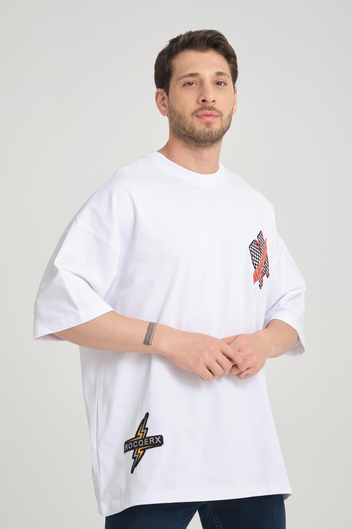 R-5779 Rocqerx Nakışlı Süprem Tişört