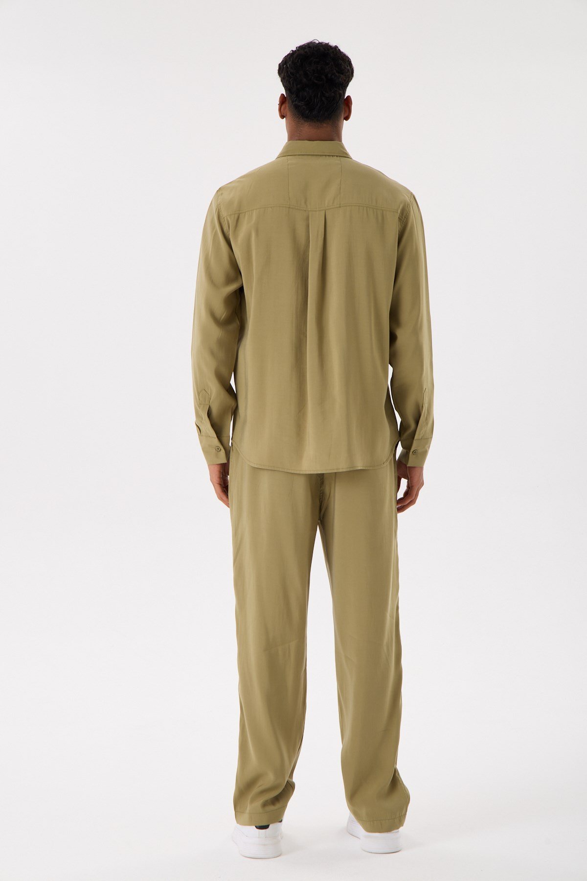 R-6083 R-4424 Gömlek Pantolon Modal Takım