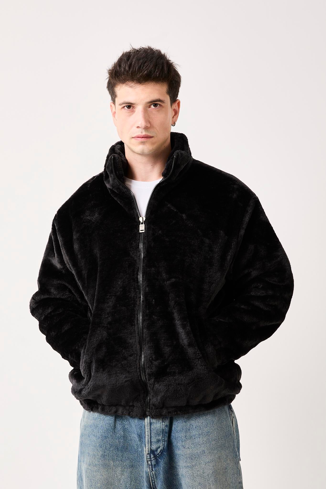T-5811 İçi Kapitoneli Peluş Mont
