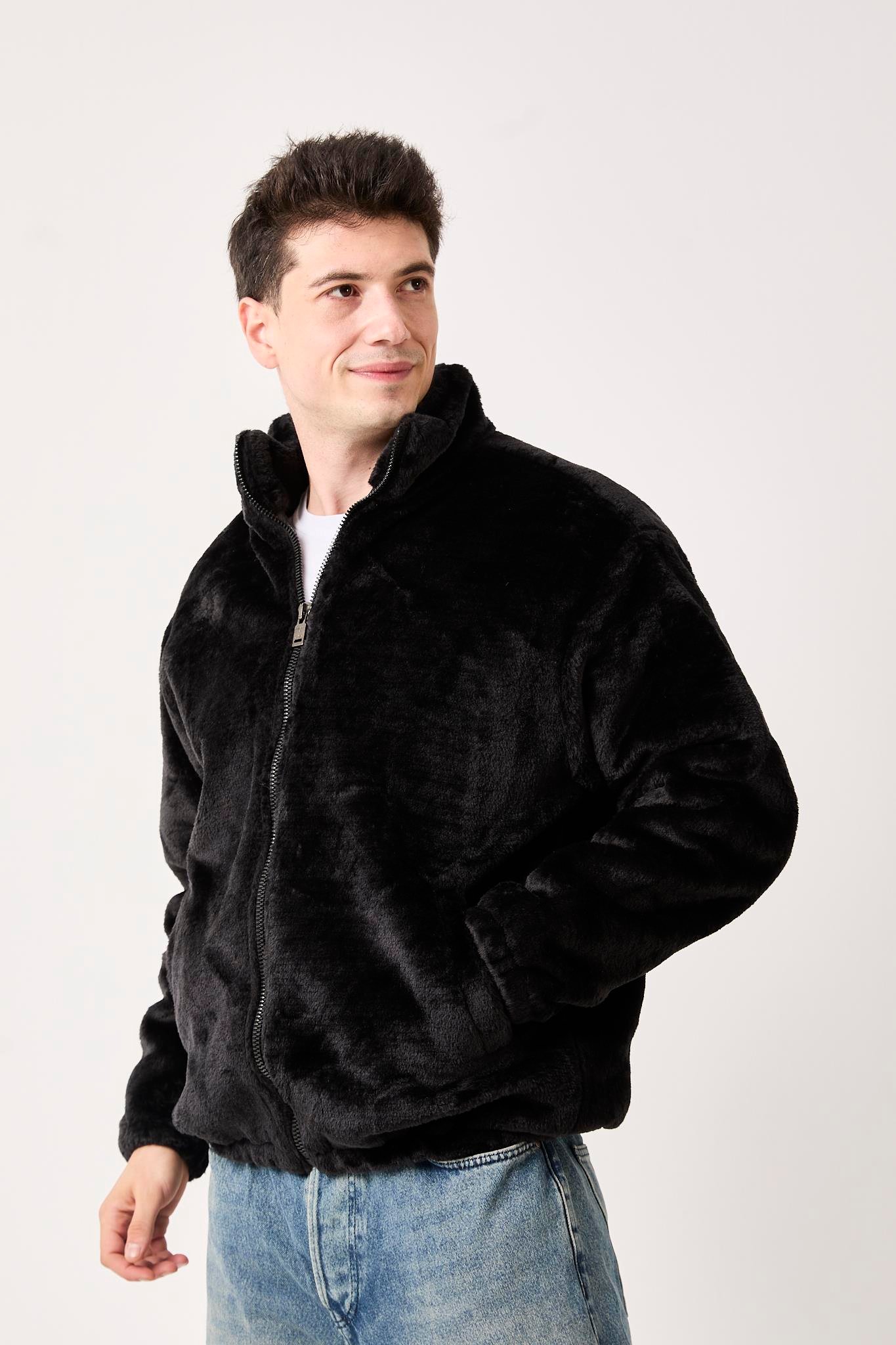 T-5811 İçi Kapitoneli Peluş Mont