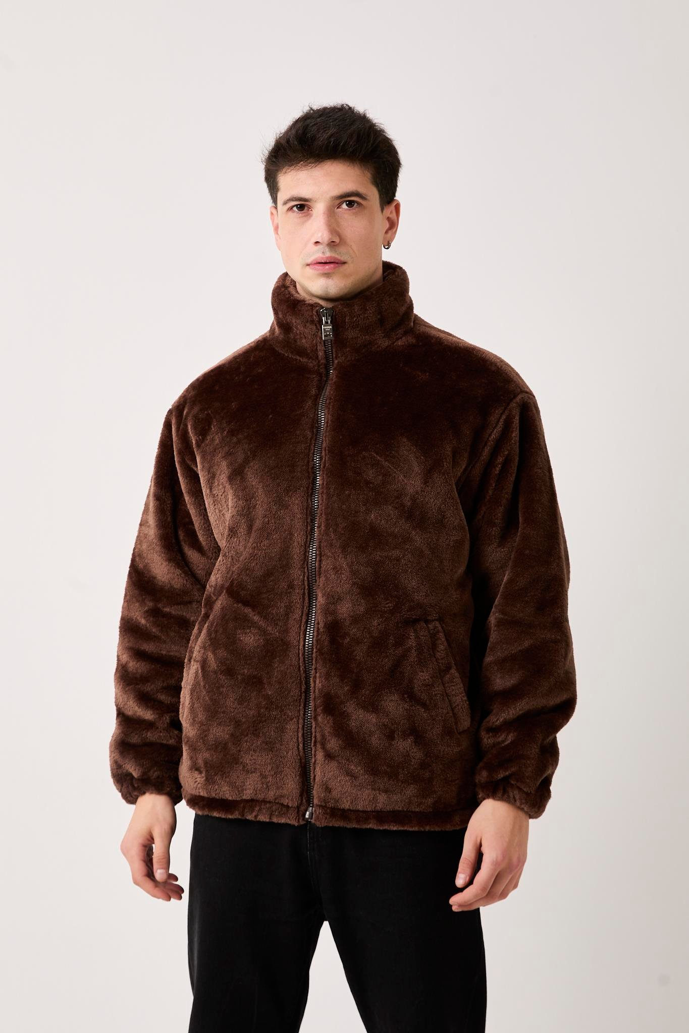 T-5811 İçi Kapitoneli Peluş Mont