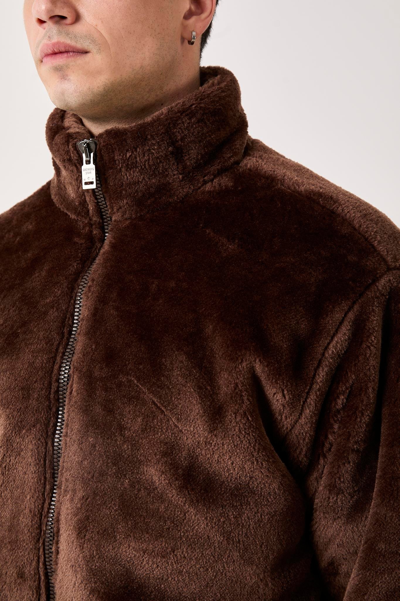 T-5811 İçi Kapitoneli Peluş Mont