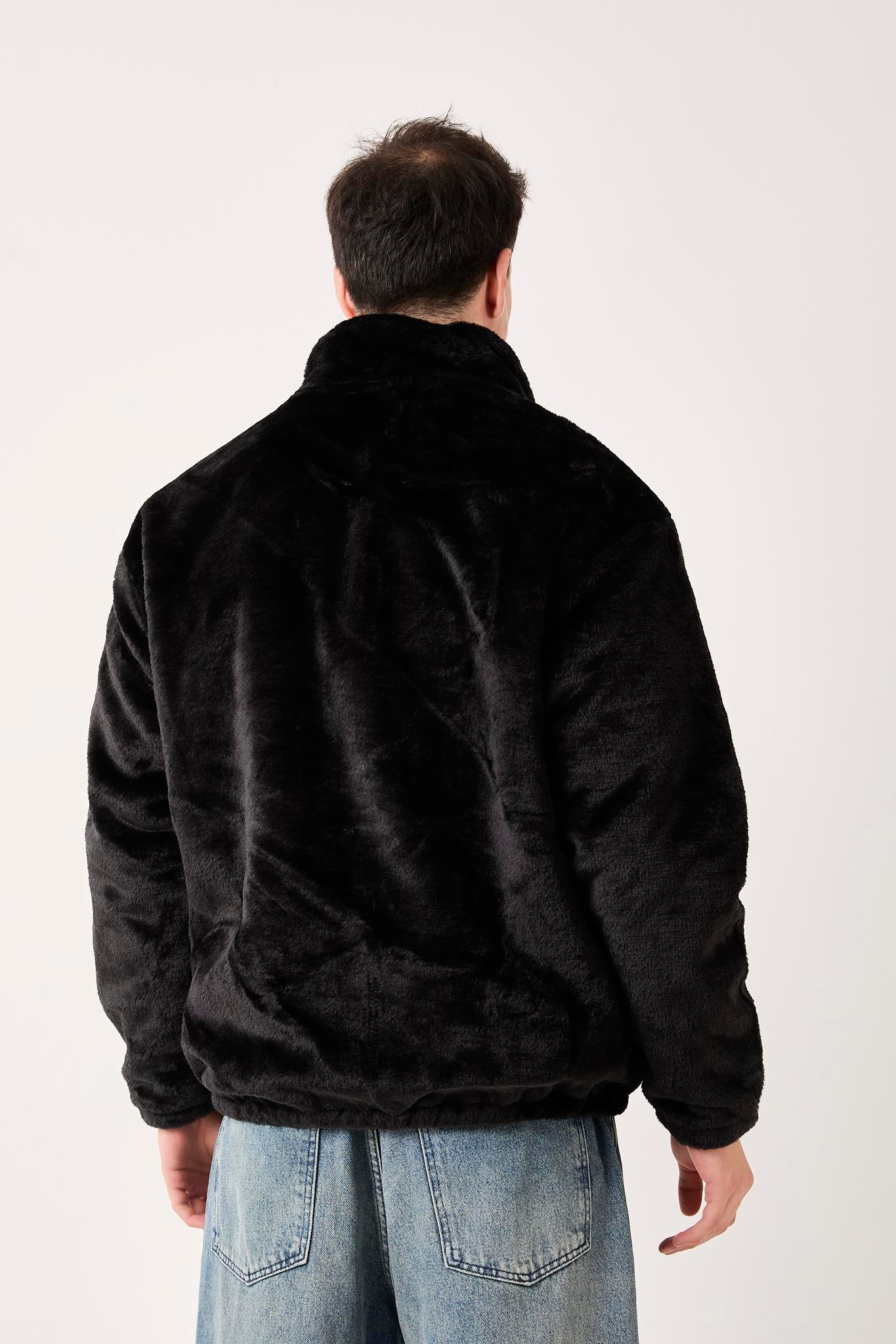 T-5811 İçi Kapitoneli Peluş Mont