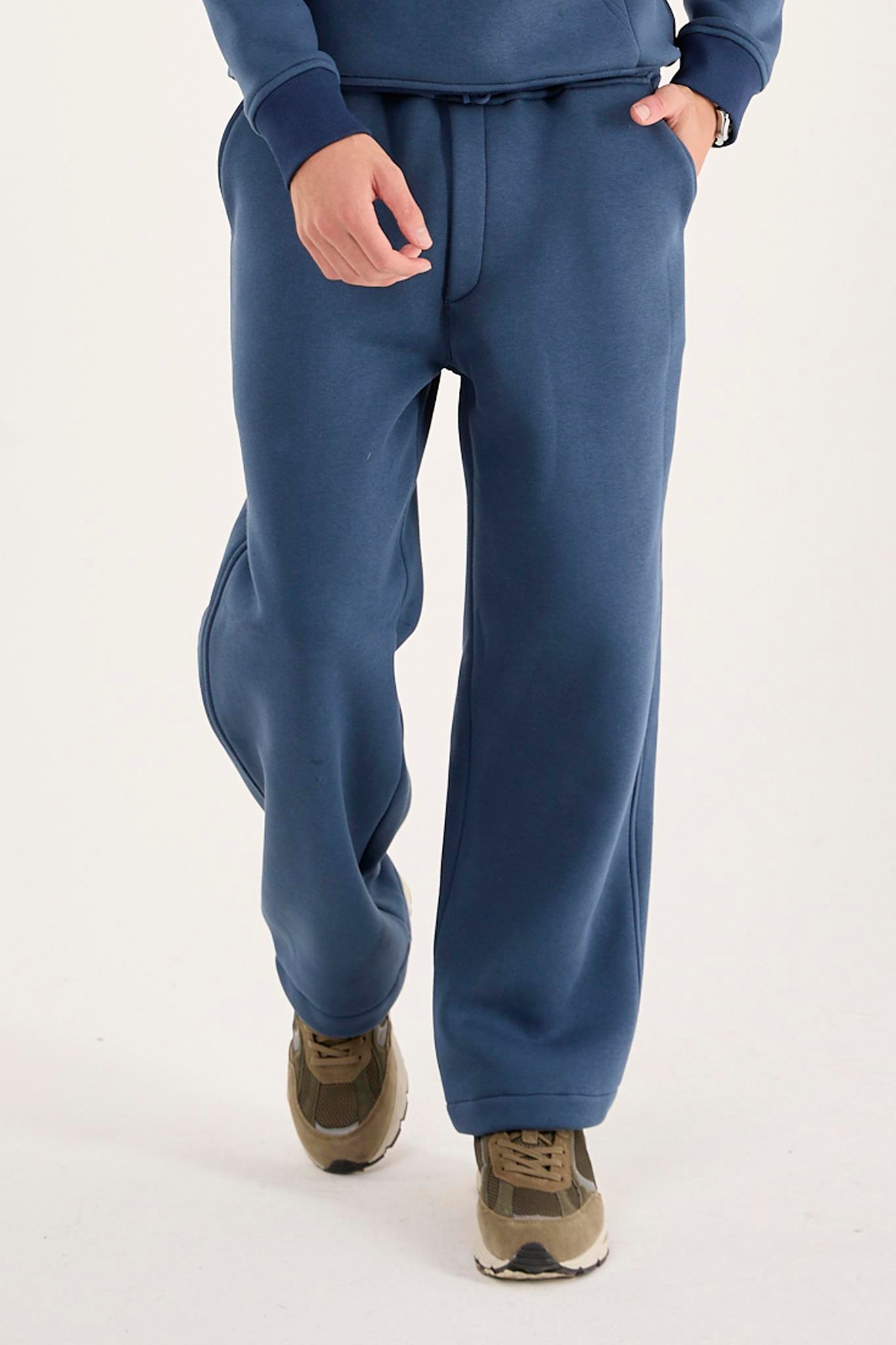 X-1001 Bel Lastikli  Üç İplik Pantolon