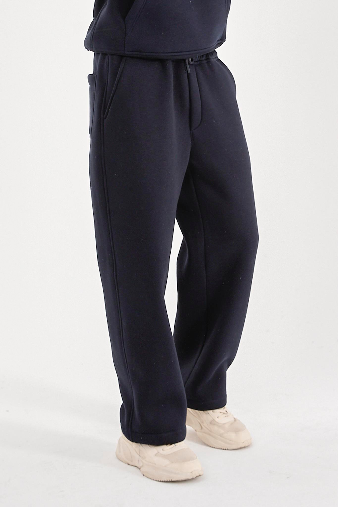 X-1001 Bel Lastikli  Üç İplik Pantolon