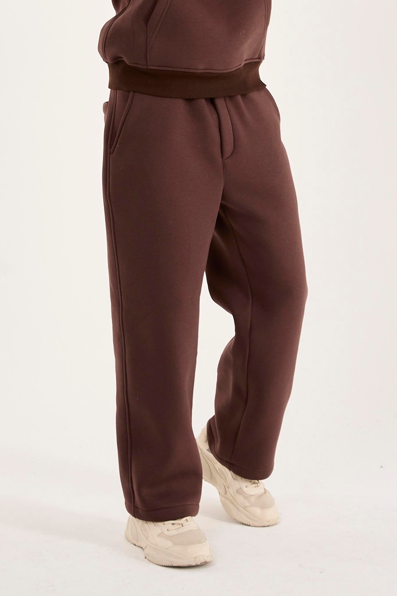 X-1001 Bel Lastikli  Üç İplik Pantolon