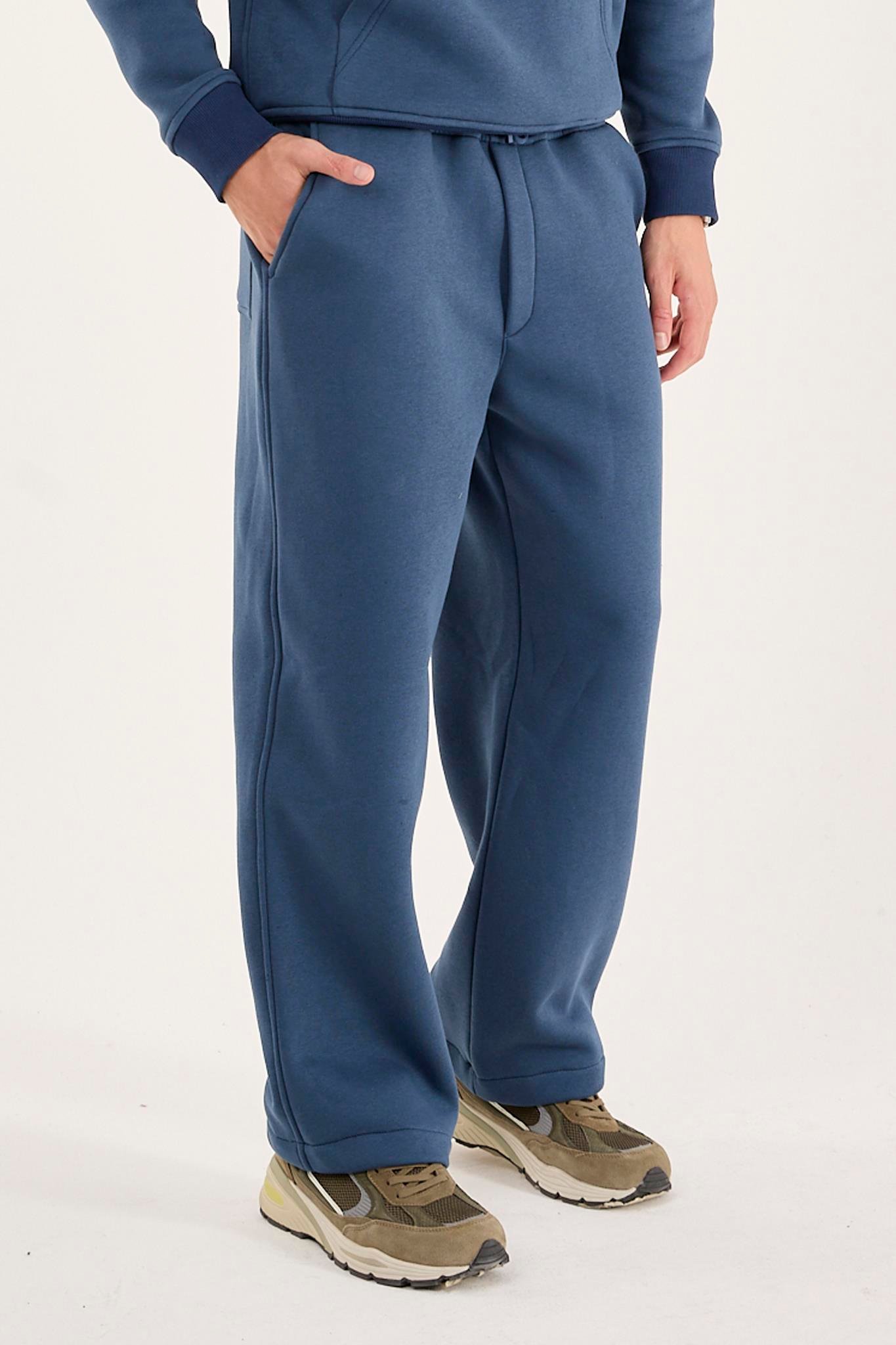 X-1001 Bel Lastikli  Üç İplik Pantolon