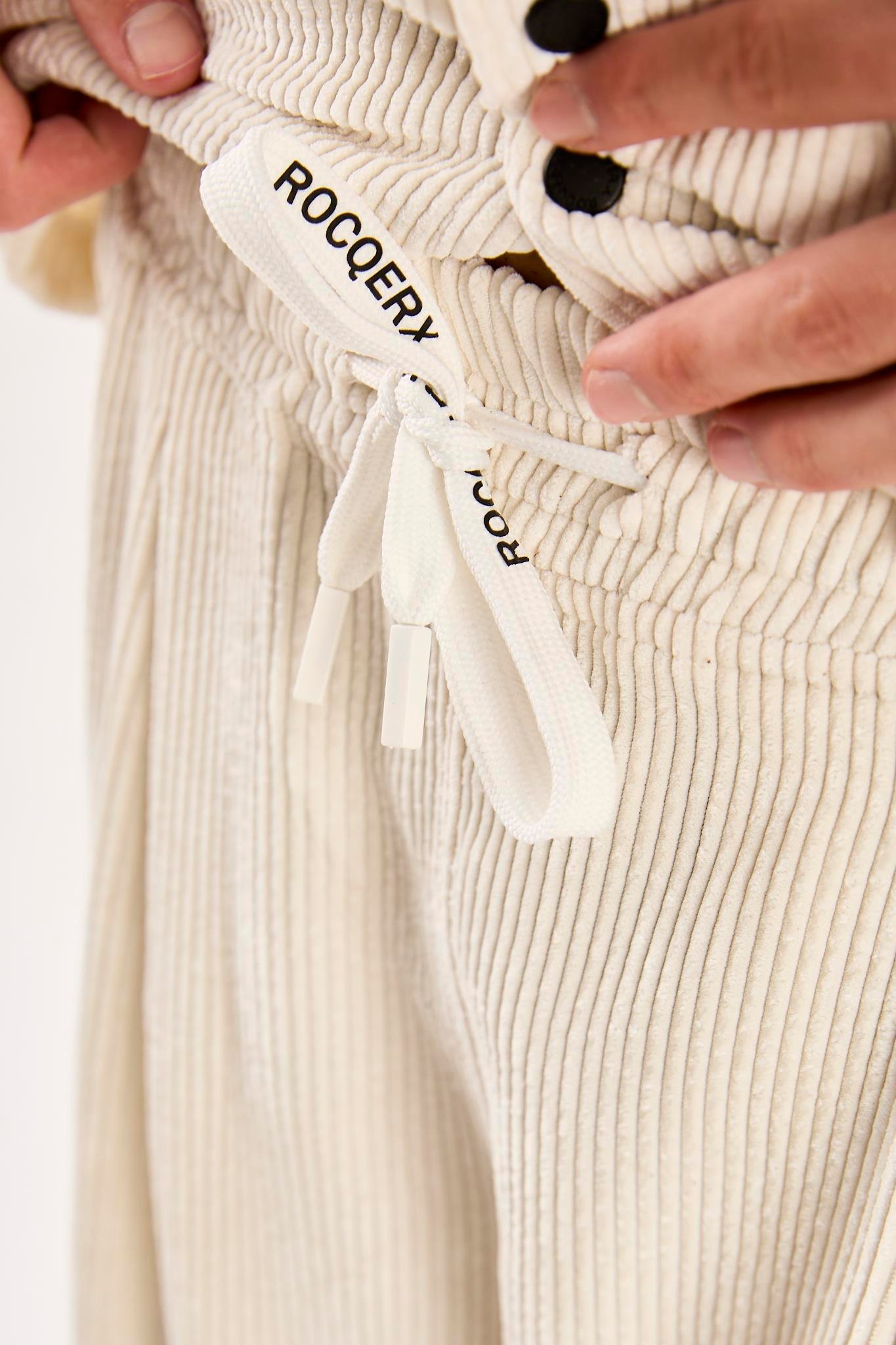 X-1004 Bel Lastikli Fitilli Kadife Pantolon