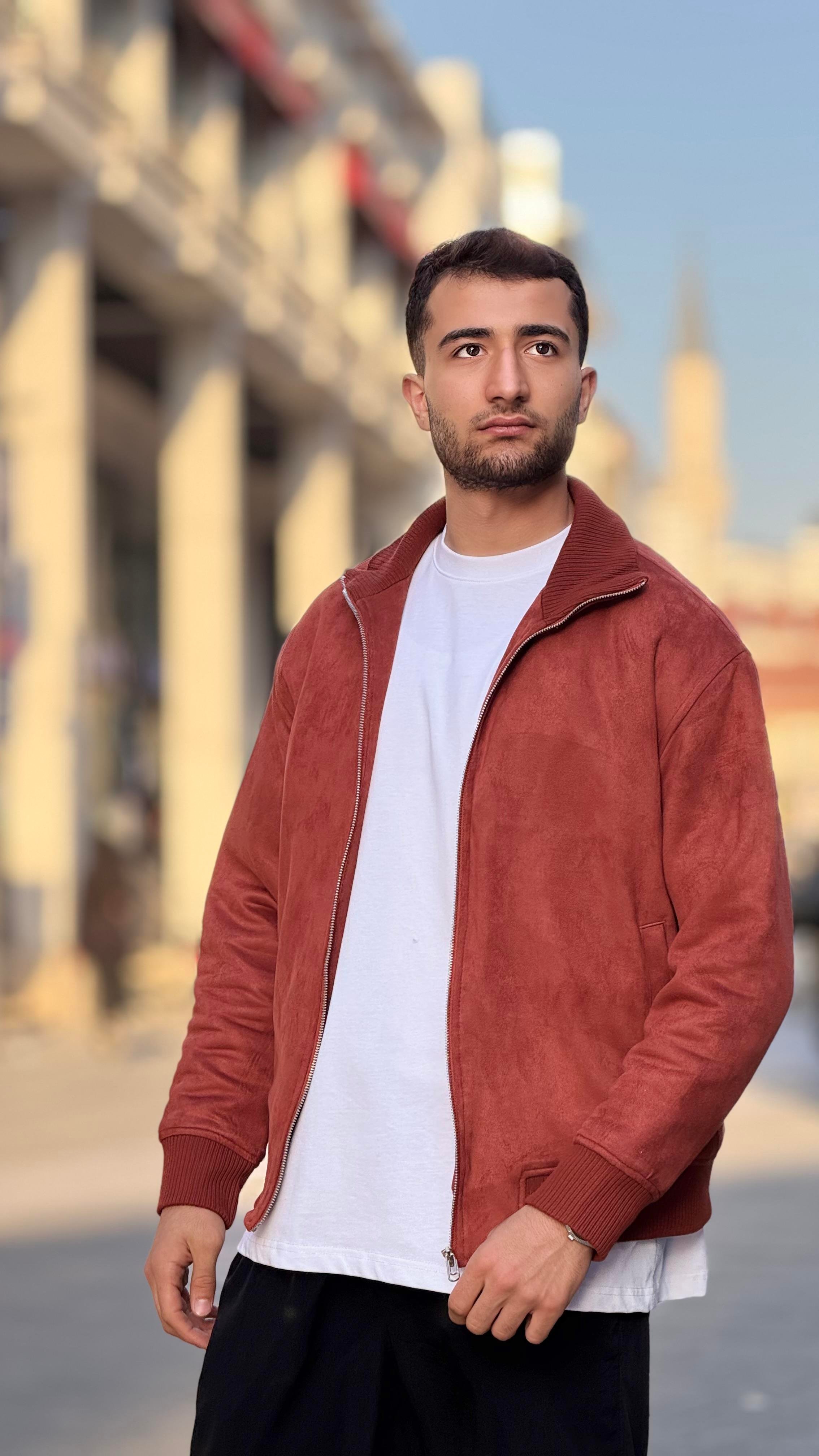 X-2021 Ribanalı İçi Kapitone Süet Mont