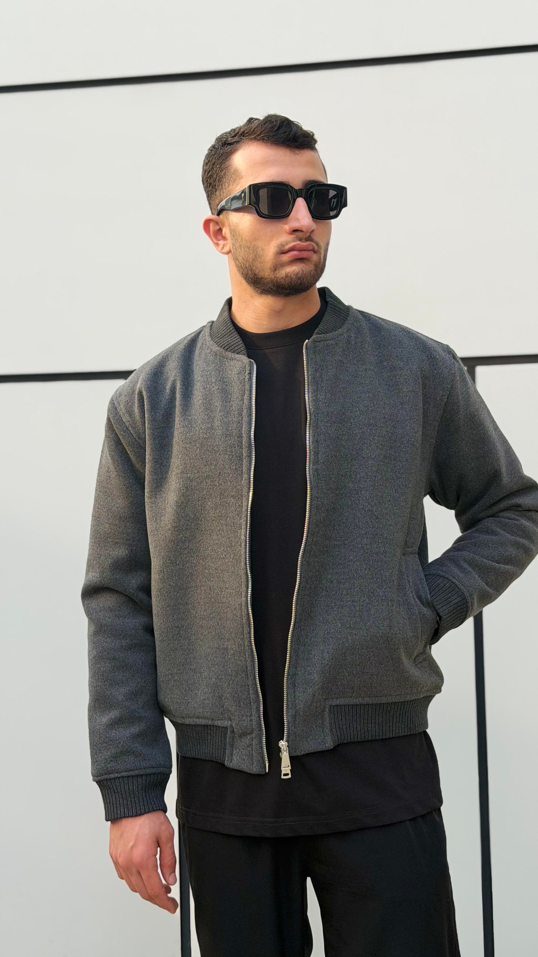 X-2034 Ribana Detaylı İçi Kapitoneli Kaşe Mont