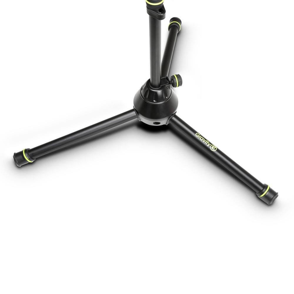Gravity MS 4321 B Katlanabilir Tripod Tabanlı ve 2 Noktalı Ayar Bomlu Mikrofon Standı