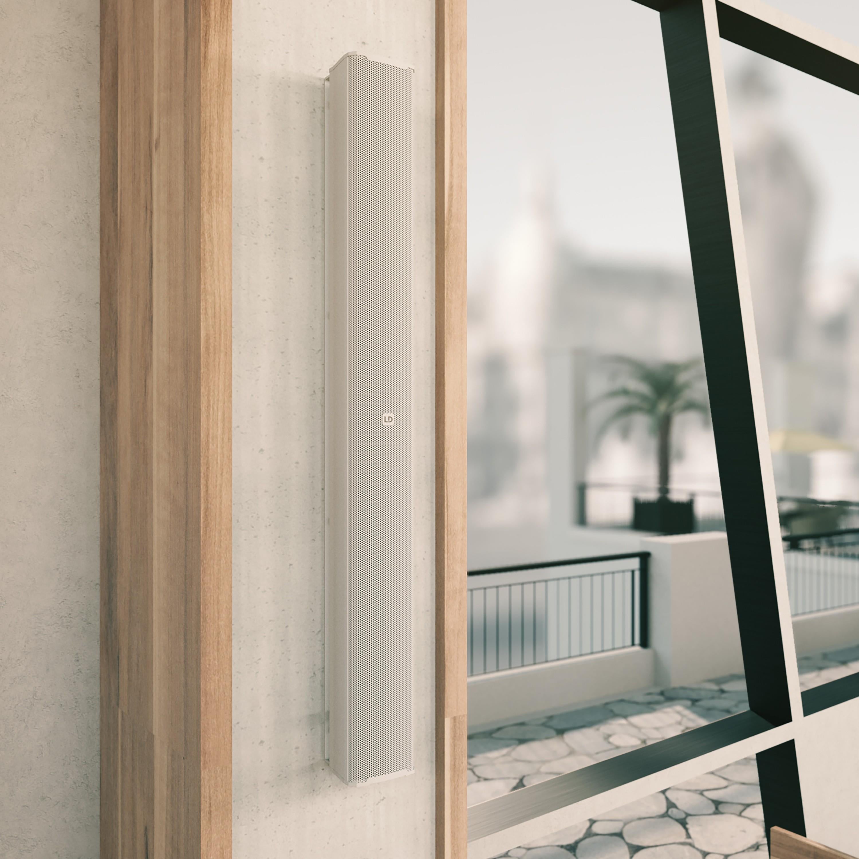 LD Systems MAUI i1 W Pasif İç/Dış Mekan Kurulumlu Sütun Hoparlör, Beyaz