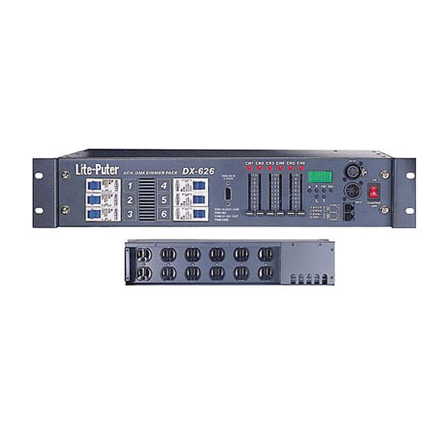 Lite-Puter DX-626 6x20A IŞIK DİMMERİ