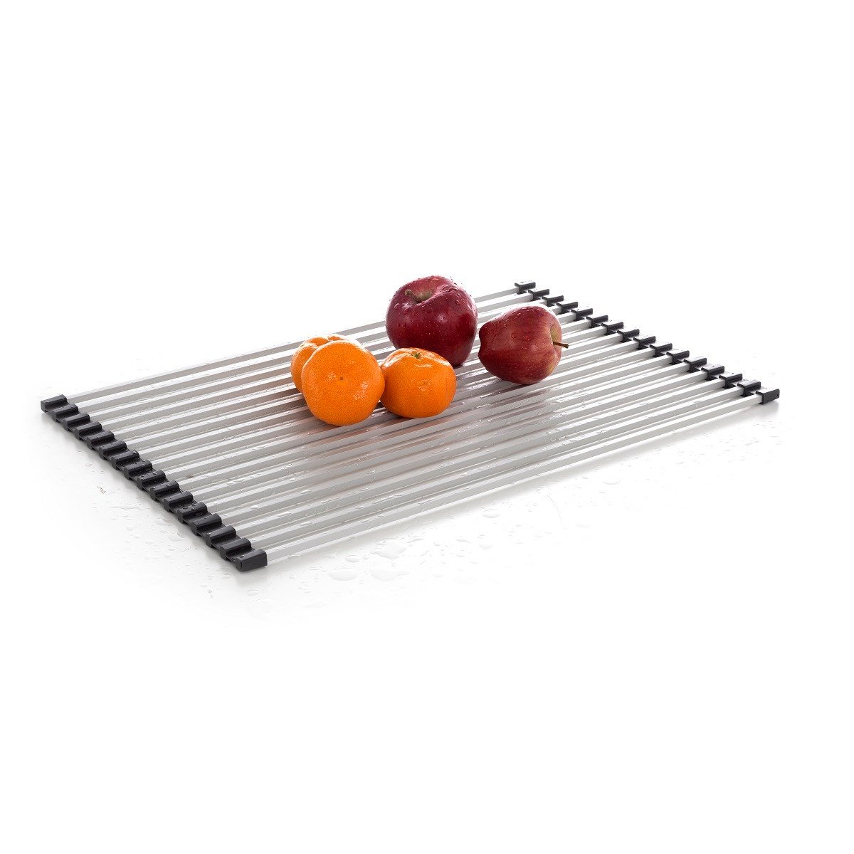 Primanova Mutfak Rafı Lavabo Üstü Katlanabilen GriBulaşıklıklarAnsan