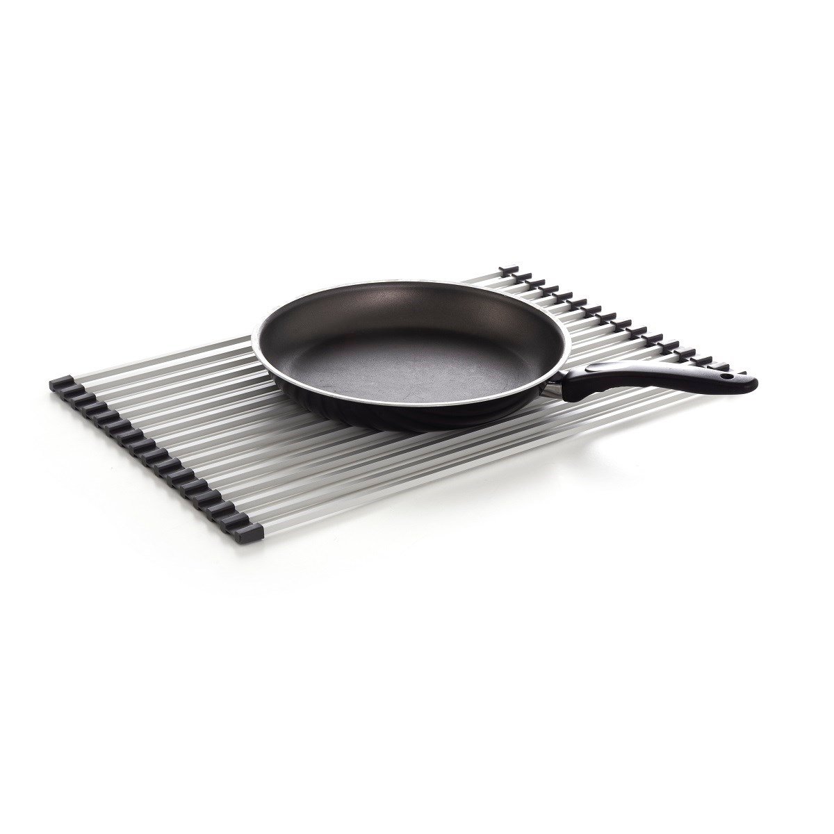 Primanova Mutfak Rafı Lavabo Üstü Katlanabilen GriBulaşıklıklarAnsan