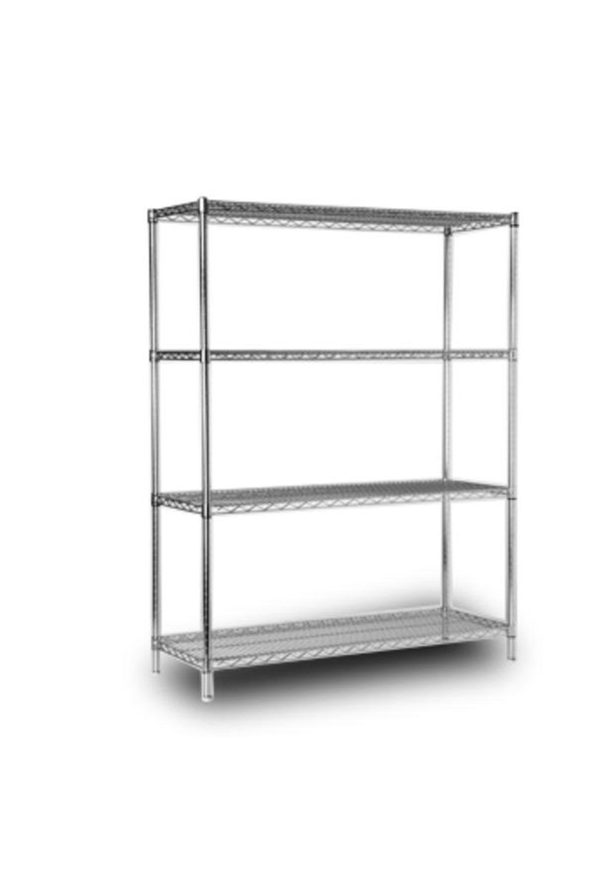 İnoksan Raf Tel 4 Katlı İnox201- 46x122x180İstif Raflarıİnoksan