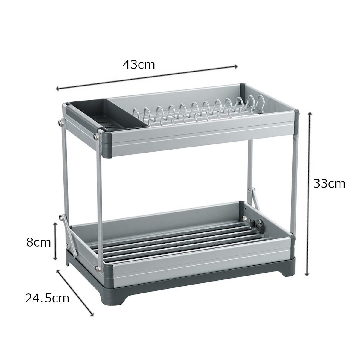 Primanova Bianka Alüminyum Bulaşıklık KatlanabilirBulaşıklıklarAnsan