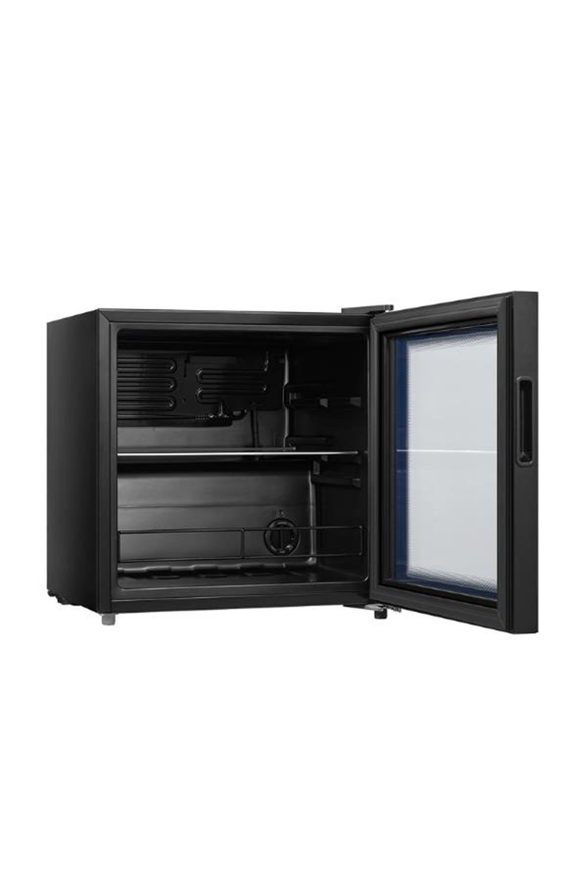 Dijitsu Otel Tipi Minibar DB-60 TEK Cam Kapak Siyah MinibarDijitsu