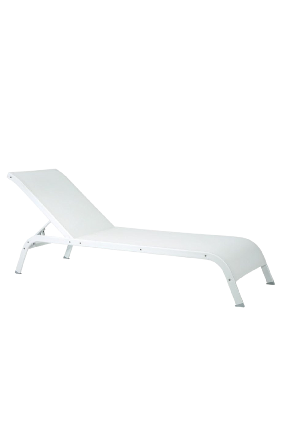 Alüminyum Pedsiz Beyaz Renkli ŞezlongŞezlonglarBodrum Hijyen