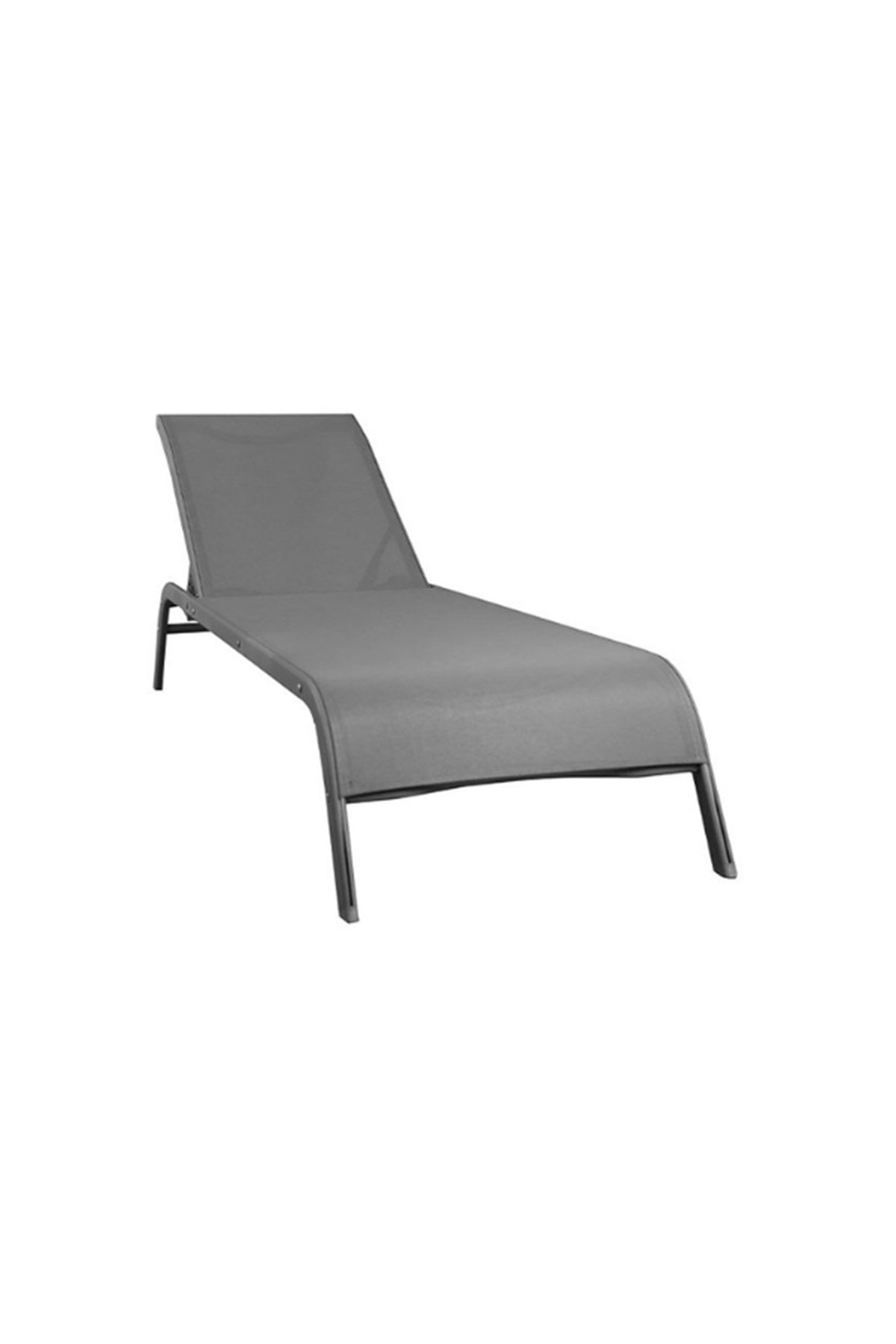 Alüminyum Pedli Antrasit Renkli ŞezlongŞezlonglarBodrum Hijyen