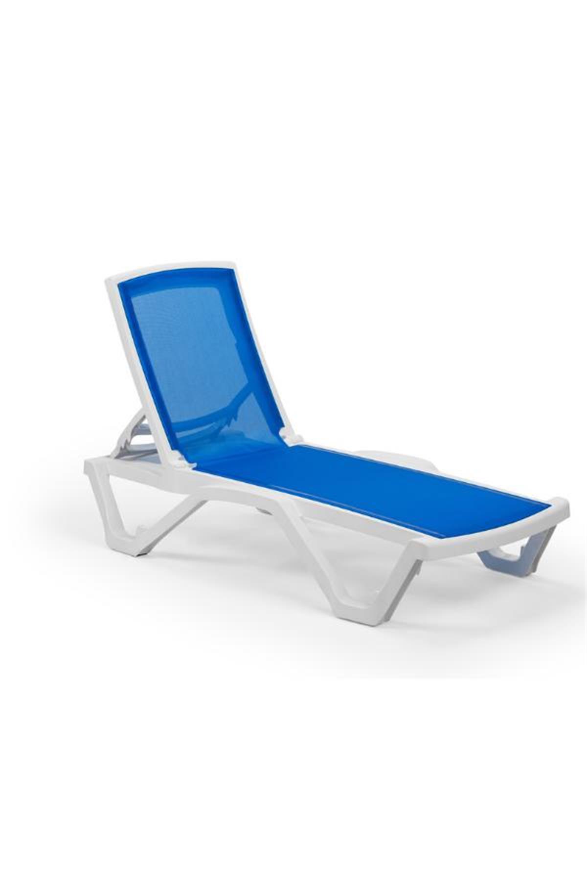 Plastik Şezlong Kolsuz Mavi RenkliŞezlonglarBodrum Hijyen