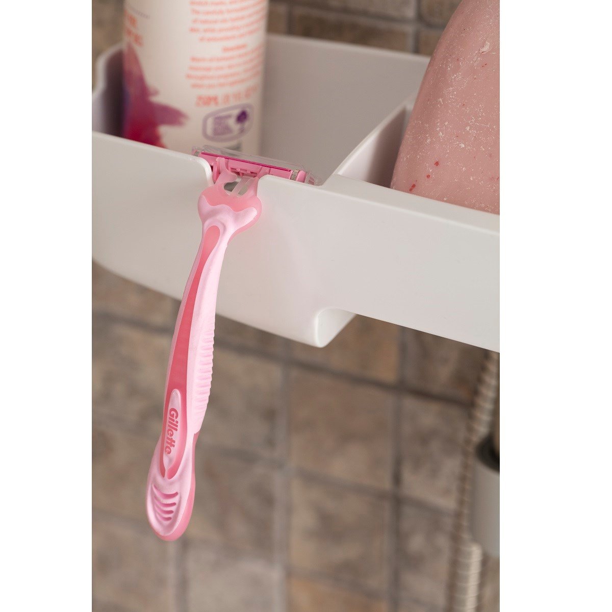 Primanova Drippy Duş Sepeti BeyazBanyo RafıAnsan