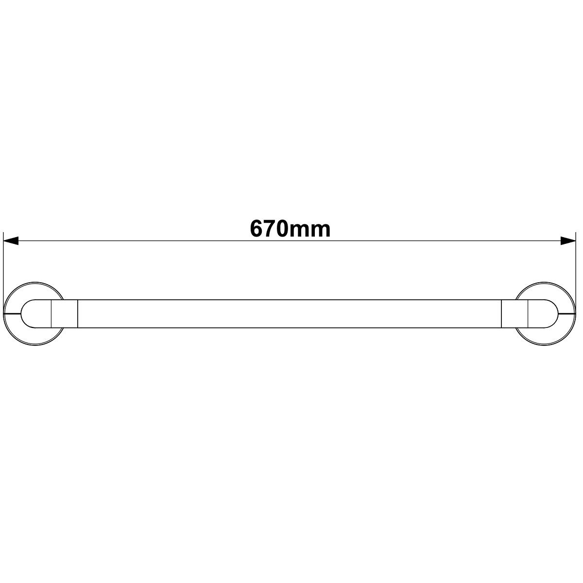 Primanova Tutamak 670 mm BeyazBanyo Güvenlik Ürünleri&Yardımcı MaddelerAnsan