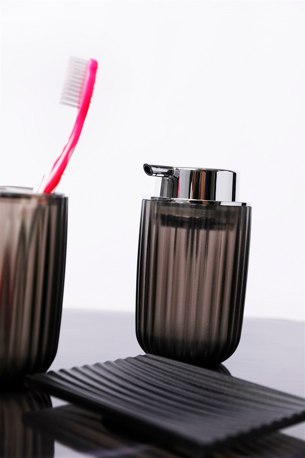 Primanova Polar Sabunluk Şeffaf GriSabunluklarAnsan