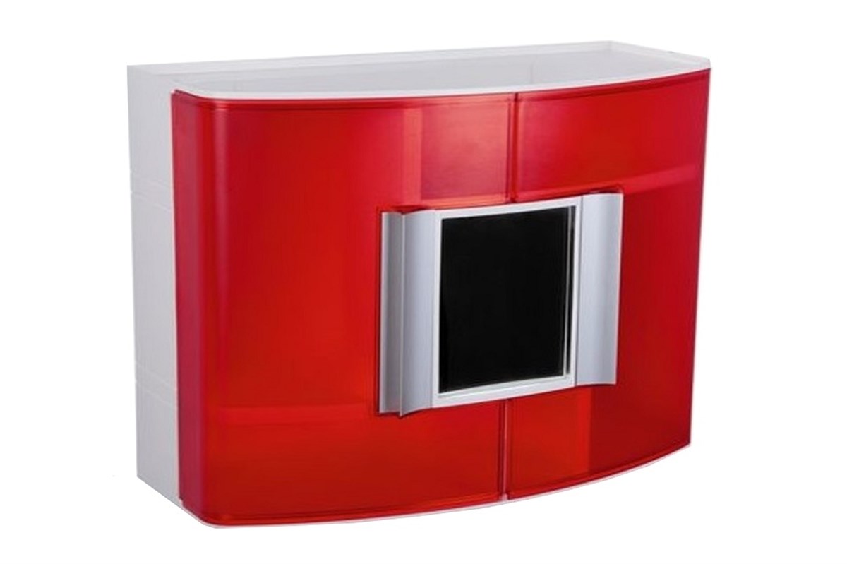 Primanova Ecza Dolabı Ayanlı Şeffaf  KırmızıBanyo&Ecza DolaplarıAnsan