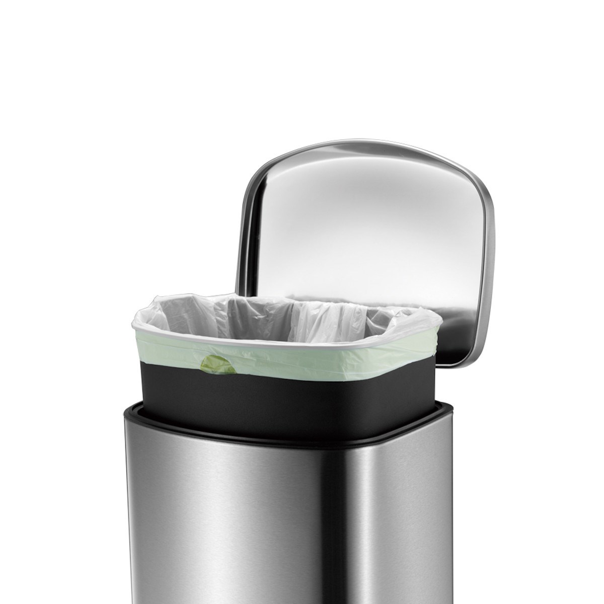 Primanova Çöp Kovası Pedallı Paslanmaz Oval 6L Sofİç Mekan Çöp KovalarıAnsan