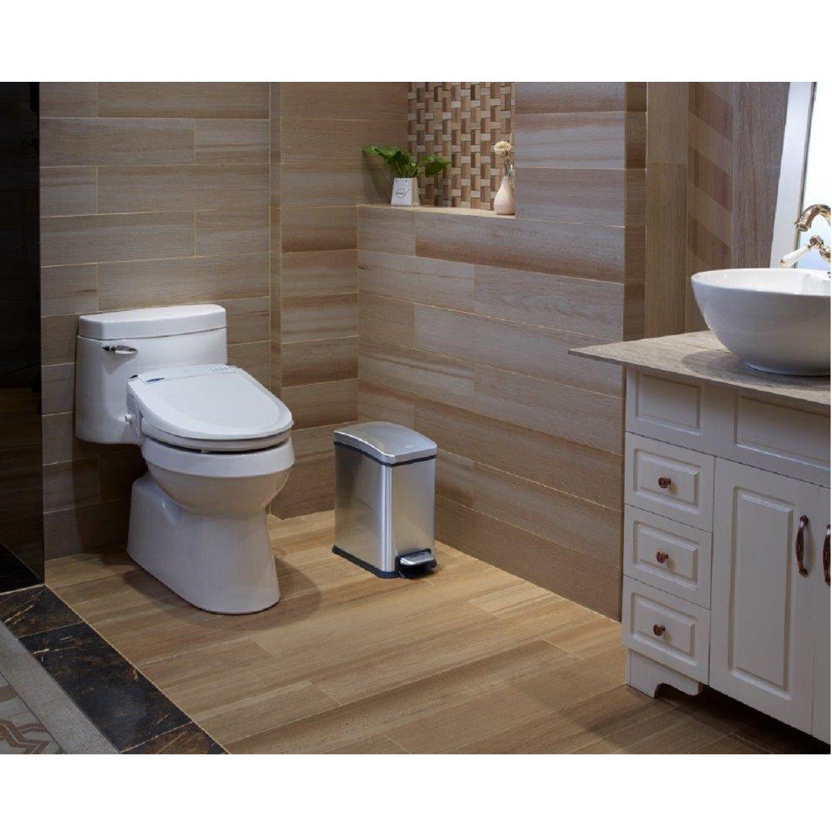 Primanova Çöp Kovası Pedallı  Dikdörtgen 8ltİç Mekan Çöp KovalarıAnsan